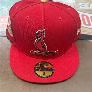 New Era Red Cardinals Fitted Cap
